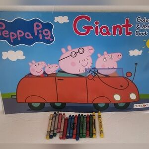 Peppa Pig Giant Coloring & Activity Book - Red